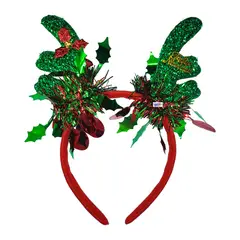 GENERICO - Balaca Diadema Navidad Diseño Reno Navideño