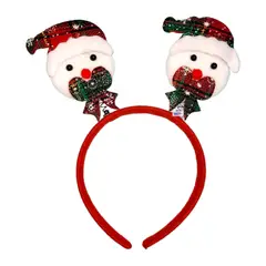 GENERICO - Balaca Diadema Navidad Diseño Muñeco de Nieve Navideño