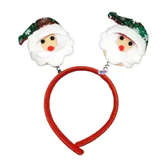 GENERICO - Balaca Diadema Navidad Diseño Papá Noel Navideño