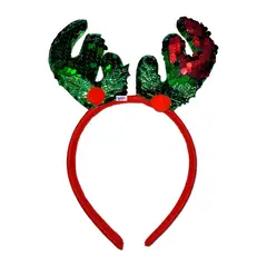 GENERICO - Balaca Diadema Navidad Diseño Reno Navideño