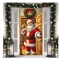 GENERICO - Funda Navidad Decoracion Puerta