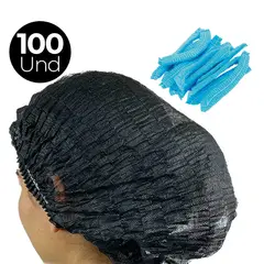 UKAINT - Gorro quirúrgico oruga desechable Negro x 100 unidades