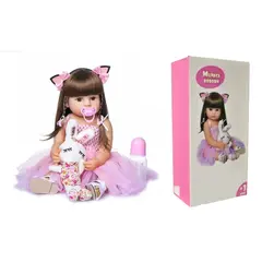 LA MUÑECA - REGALO PARA NIÑAS NAVIDAD MUÑECA REALISTA CON ACCESORIOS