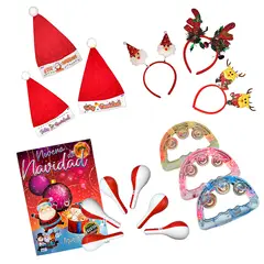 GENERICO - Kit Navideño para 6 Personas + Obsequio Novena Navidad