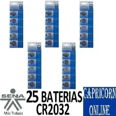 GENERICO - 25 Baterías Pilas CR2032