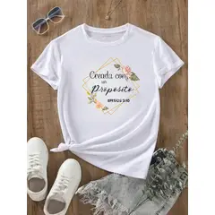 ISMI - Camiseta Mujer Cristiana Manga Corta