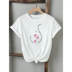 ISMI - Camiseta Mujer Cristiana Manga Corta