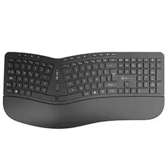 KLIP XTREME - Teclado Ergonómico Inalámbrico Transcend Wireless