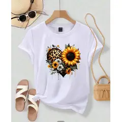 ISMI - Camiseta Mujer Animal Print Manga Corta