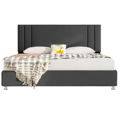 DISEÑOS RAMONA'S - Cabecero Doble Milan 140x60 Dark Grey
