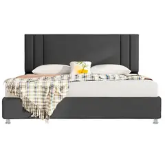 DISEÑOS RAMONA'S - Cabecero Queen Milan 160x60 Dark Grey