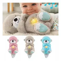 GENERICO - Nutria Peluche Que Respira Y Tranquiliza Sonido Anti Estres