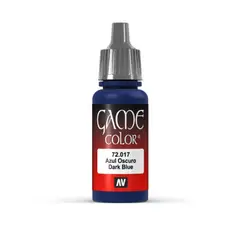MANUEL VALLEJO - Pintura Acrilicos Vallejo GameColor 72017 AZUL OSCURO 18ml