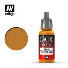 MANUEL VALLEJO - Acrilicos Vallejo GameColor 72038 Marrón Escrofuloso 18ml