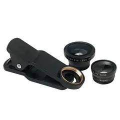 GENERICO - Set de 3 Lentes Fotográficos Intercambiables para Celular