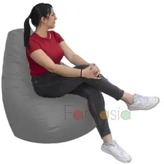 MUEBLES FANTASIA - Puff Pera Cuerotex Gigante