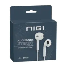 NIGI - Combo x 2 Audífonos manos libres con cable 3.5