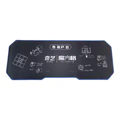 QIYI - Tapete Cubo Rubik Stackmat Grande Speed Negro Azul