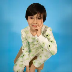 LAPU KIDS - Pijama 2 piezas térmica Verde