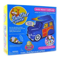GENERICO - Zhu Zhu Deluxe Woody Wagon & Surfboard No Incluye Hamster