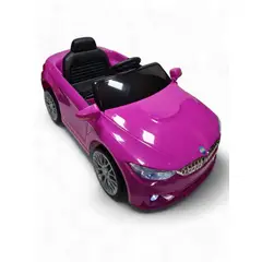 GENERICO - Carro Infantil Batería Eléctrico Niños Bebes Tipo BMW ROSA 8551