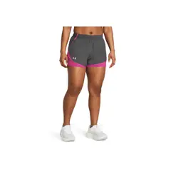 UNDER ARMOUR - Short Mujer UA FLY BY 2N1 SHORTS Gris UNDER ARMOUR.