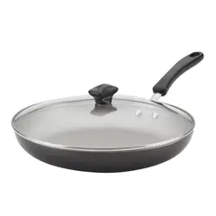 FARBERWARE - Sartén 31 cm con tapa, antiad. DiamondMax® Gris Pewter.
