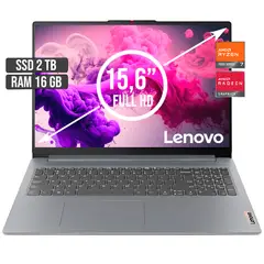 LENOVO - PORTATIL AMD RYZEN 7-7730U SSD 2TB RAM 16GB LED 15,6 FULL HD