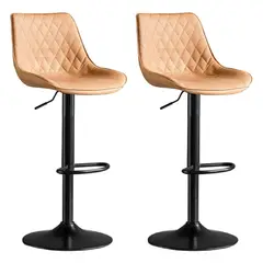 MOBLIHOUSE - Set X2 Silla Bar Mardin Cafe Silla Moderna Para Barra