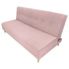 ESTILO RELAX - Sofa Cama Futon Cerezo - Pet Friendly y Antifluido - Rosa
