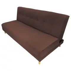 ESTILO RELAX - Sofa Cama Futon Cerezo - Pet Friendly y Antifluido - Chocolate
