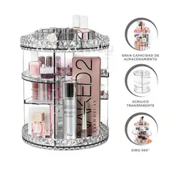 GENERICO - Organizador De Maquillaje Giratorio De 360 Grados