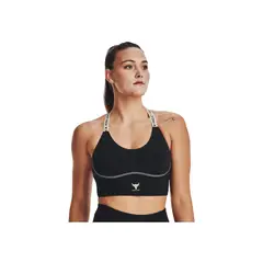 UNDER ARMOUR - Sujetador Mujer PJT ROCK INFTY MID B Negro UNDER ARMOUR.