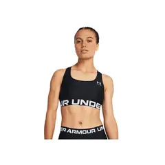 UNDER ARMOUR - Sujetador Mujer Hg Autntcs Mid Brndd Negro