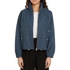 TOMMY HILFIGER - Chaqueta Azul Rompeviento AOP