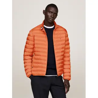 TOMMY HILFIGER - Chaqueta naranja acolchada plegable termal
