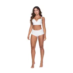 CHAMELA - Brasier Prehormado Mujer 42110 Blanco
