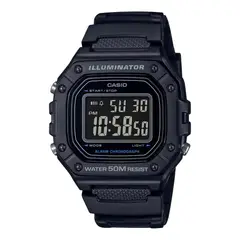 CASIO - Reloj W-218H-1B Caballero Deportivo