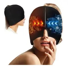 GENERICO - Gorro Gel Alivio Dolor Cabeza Migraña Compresa Frio Caliente