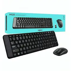 LOGITECH - Combo De Teclado y Mouse Inalámbrico MK220