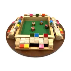 ARTESANAL - JUEGO DE MESA CARAMBA 4 PUESTOS