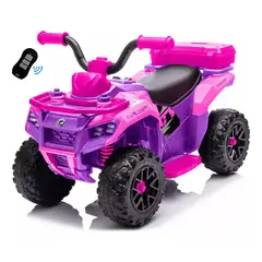 GENERICO - Moto CuatriMoto Batería Eléctrica Niña Control Turbinas