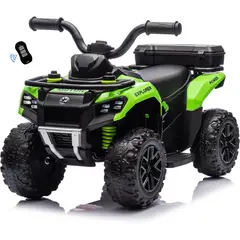 GENERICO - Moto CuatriMoto Batería Eléctrica Control Turbinas Verde