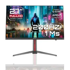 JANUS - Monitor Gamer 27 200Hz 1Ms Rgb Altura Ajustable FreesyncG-Sync