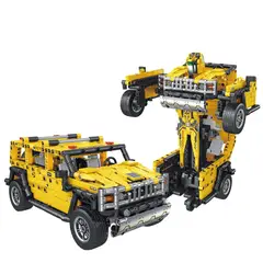 GENERAL - Carro Armable 2 En 1 Robot 1010 Piezas FC9120