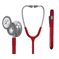LITTMANN - Fonendoscopio Classic 3 Burgundy ref. 5627 + Linterna