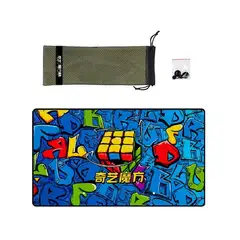 QIYI - Stack Mat Tapete Speedcubing Cubo Rubik Original Hand Graffiti