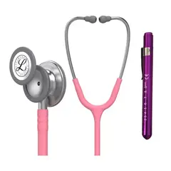 LITTMANN - Fonendoscopio Classic 3 Pearl Pink ref. 5633 + Linterna