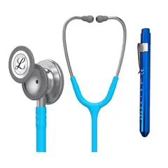 LITTMANN - Fonendoscopio Classic 3 Turquesa ref. 5835 + Linterna
