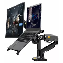 NORTH BAYOU - Soporte Ergonomico Para Monitores Y Portatil Nb A Escritorio F160+FP